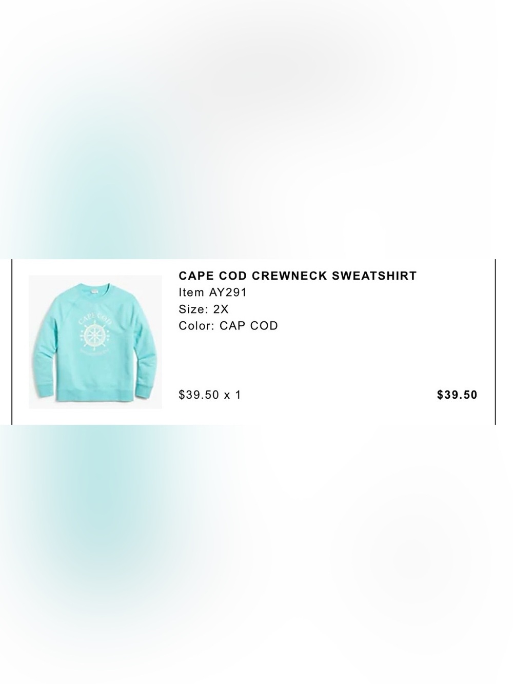 J. Crew Factory Cape Cod Crewneck Sweatshirt - Picture 3 of 3